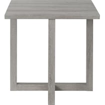 gray end table   