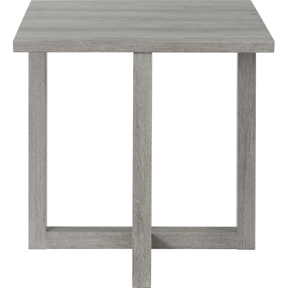 gray end table   