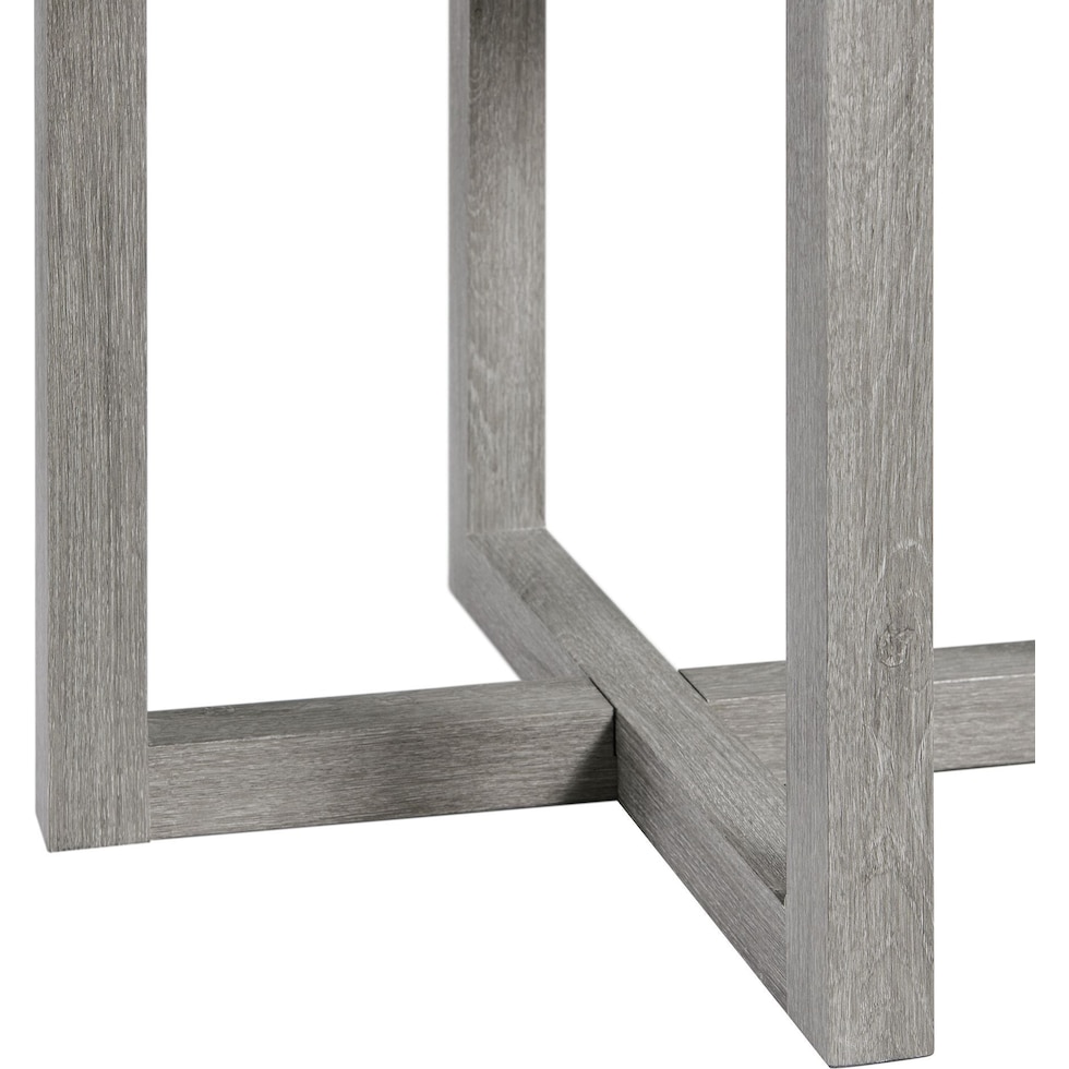 gray end table   