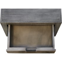 gray end table   