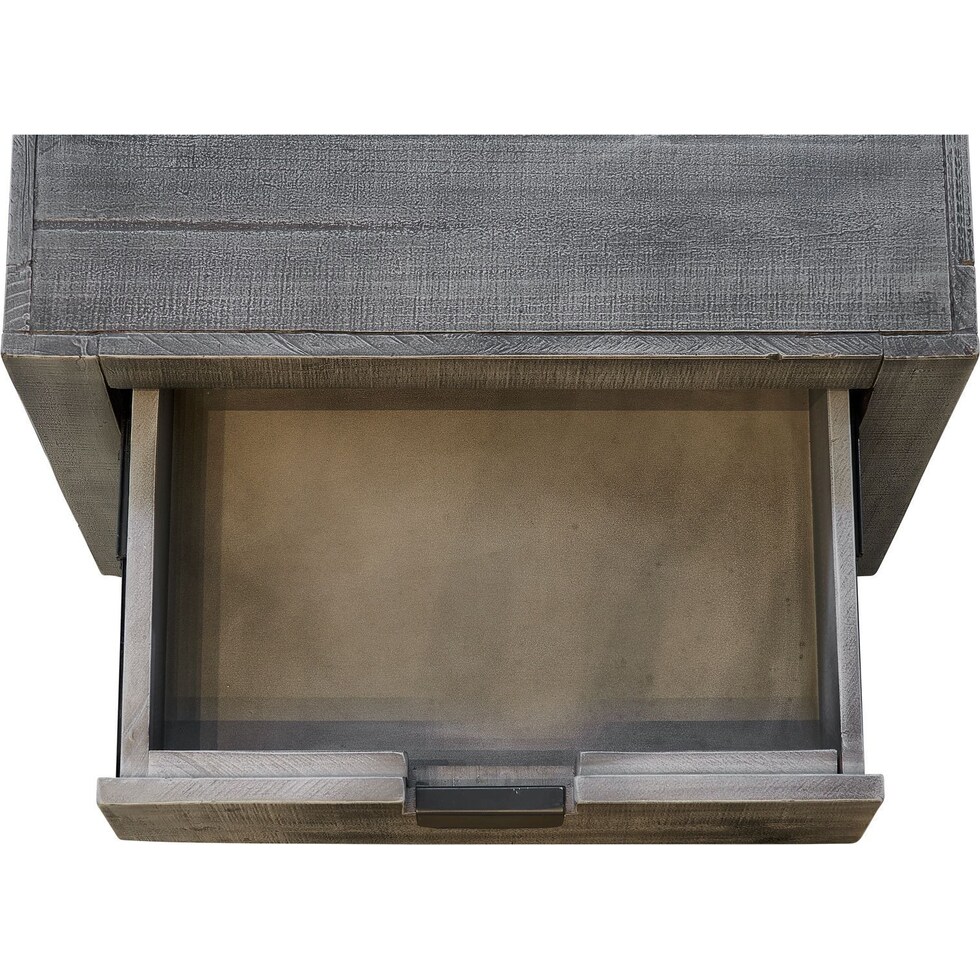 gray end table   