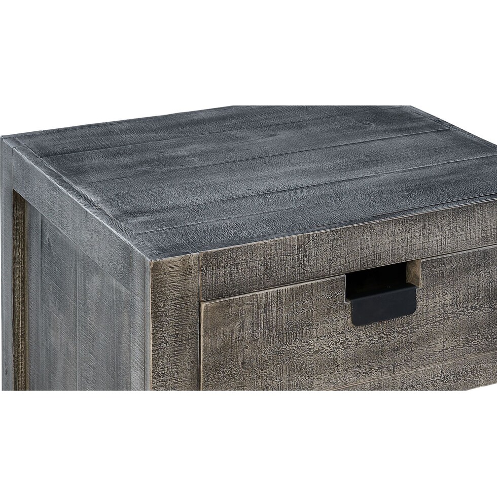 gray end table   