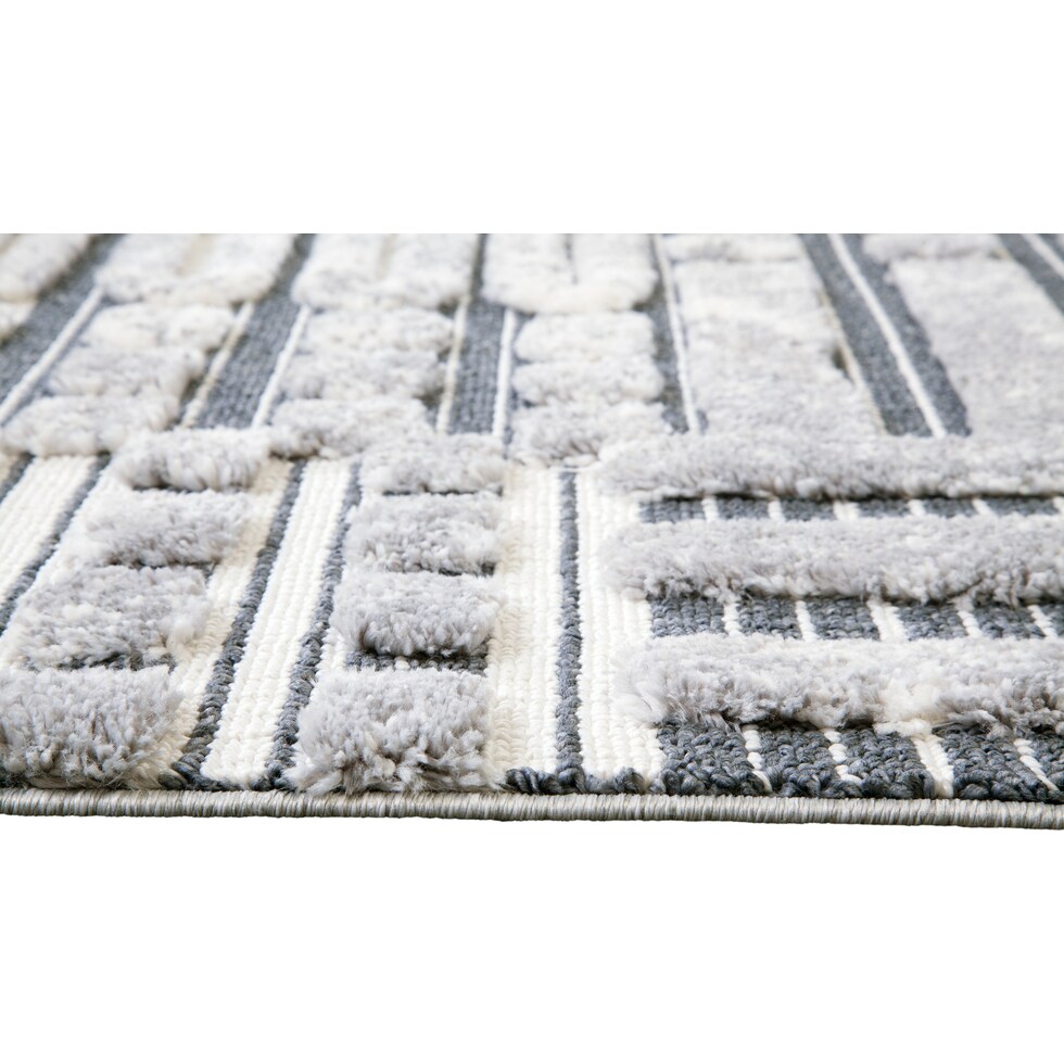 gray ivory rug   