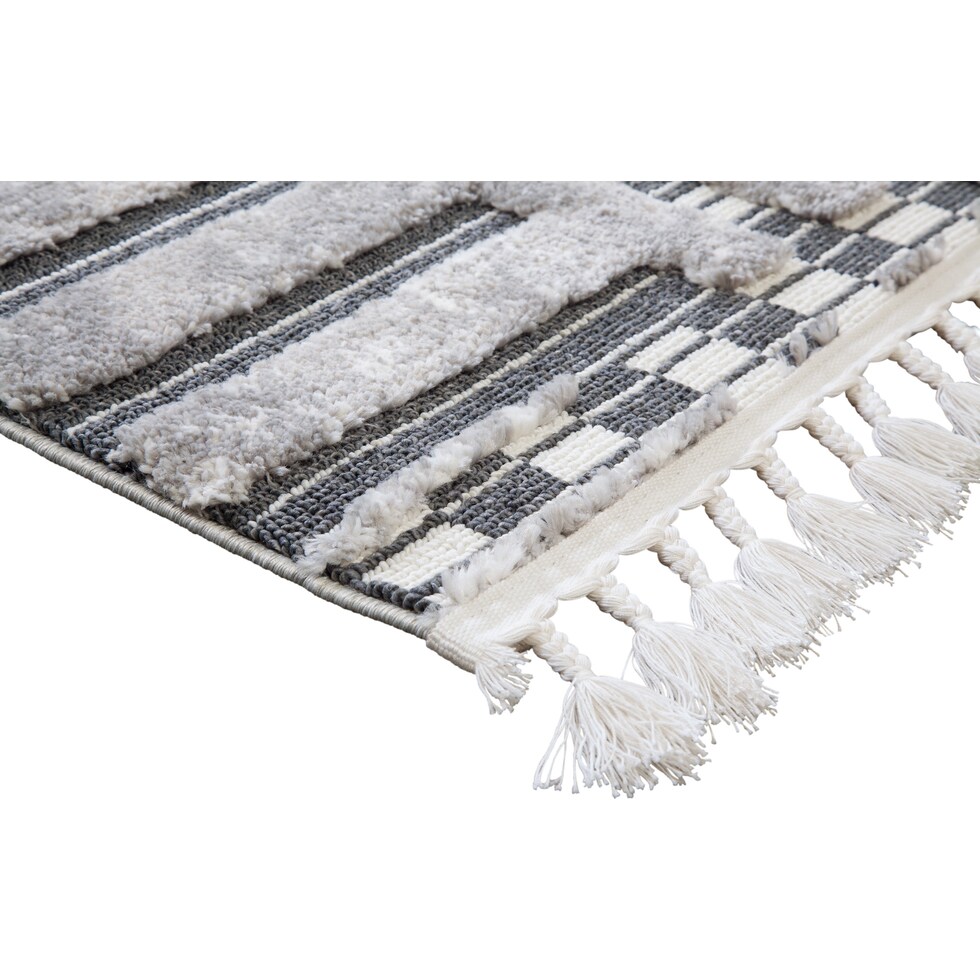 gray ivory rug   