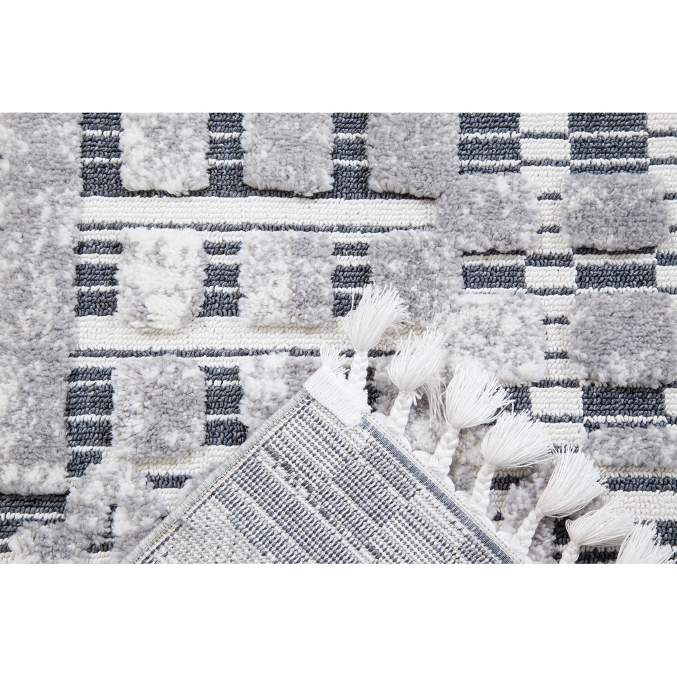 gray ivory rug   