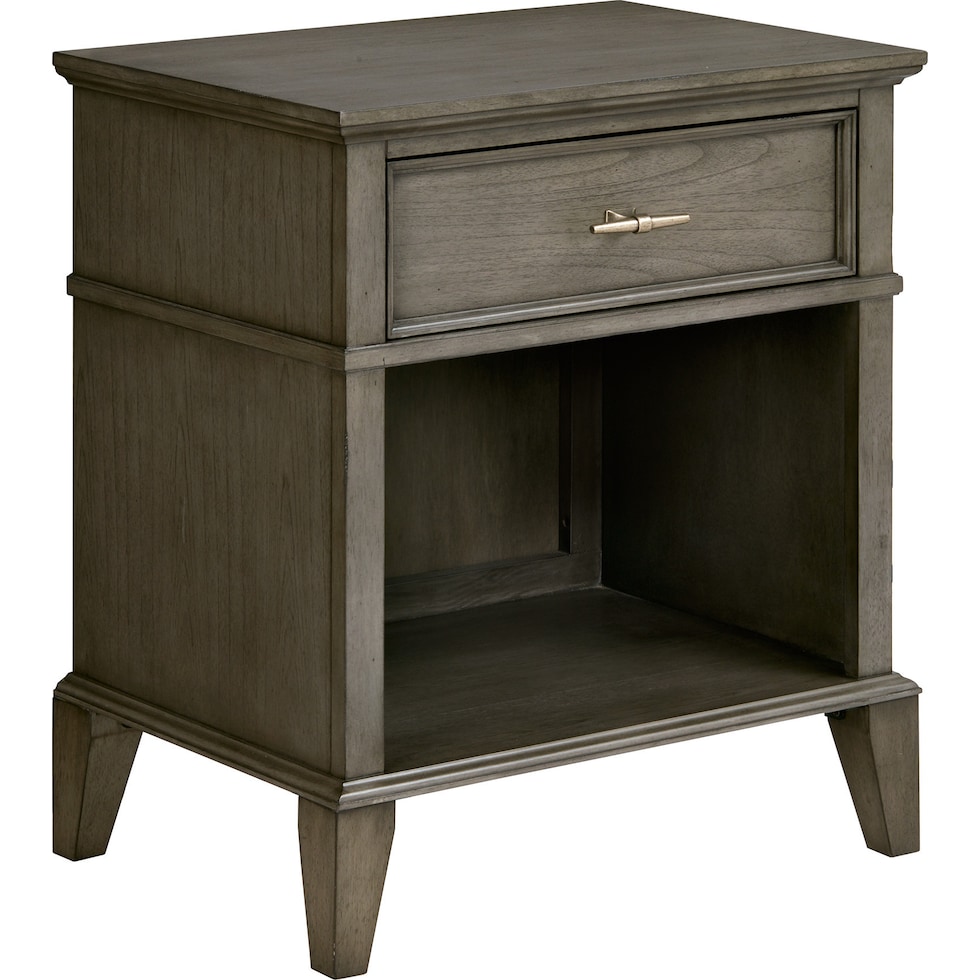 gray nightstand   