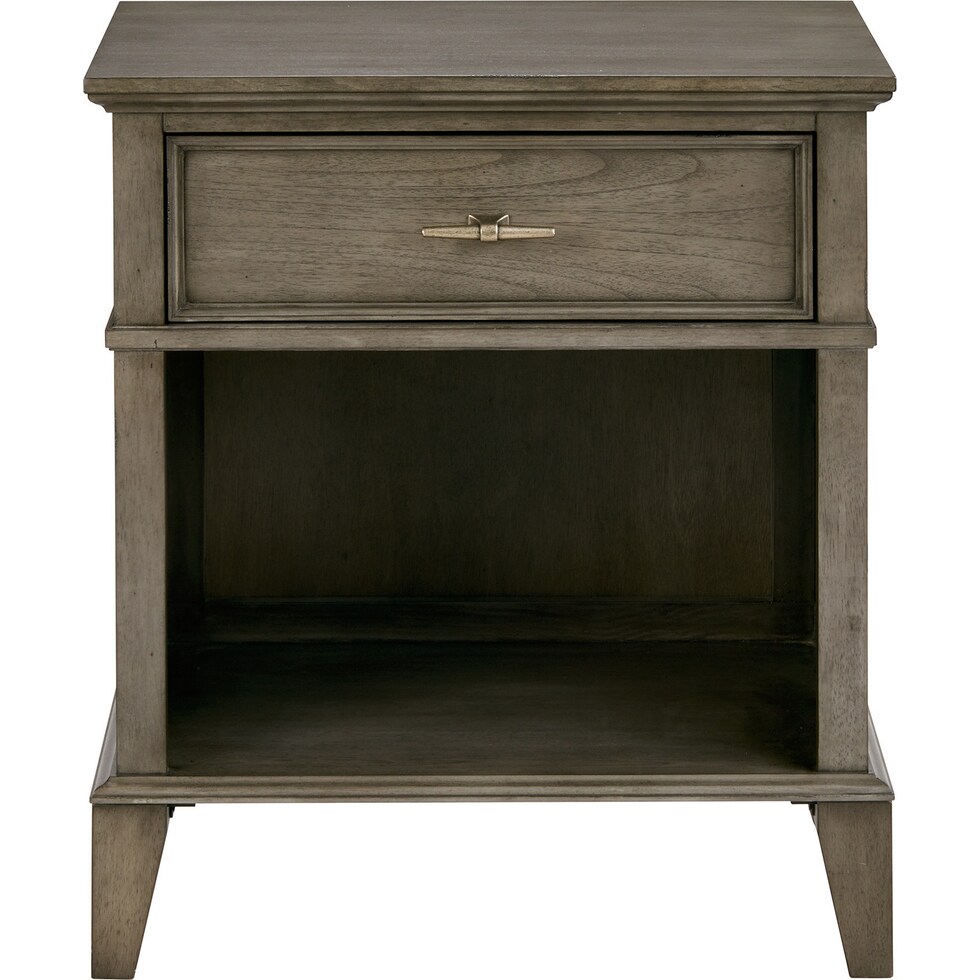 gray nightstand   