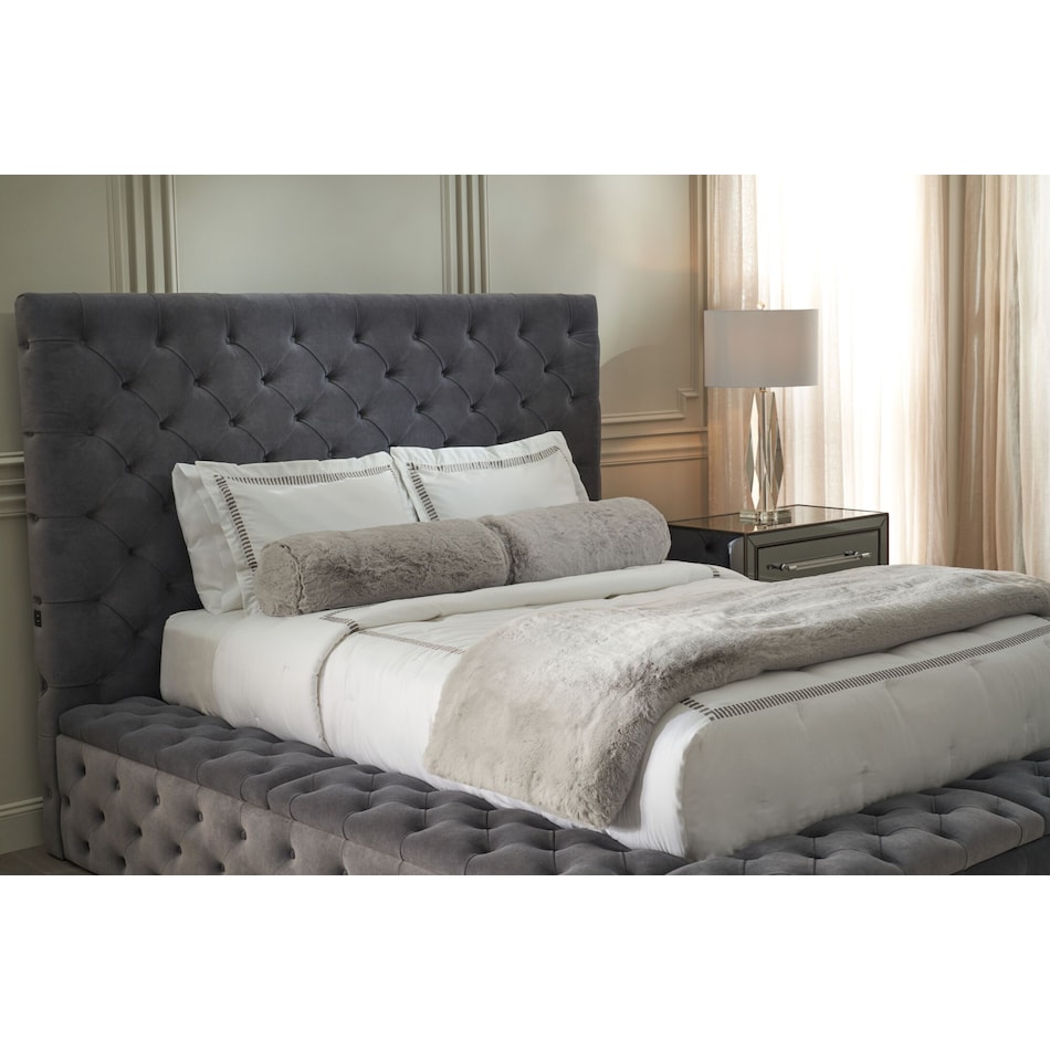 gray queen bedding set   