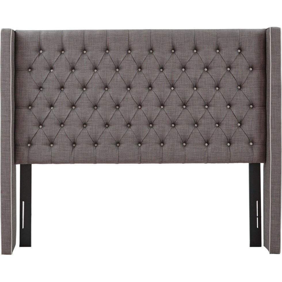 gray queen headboard   