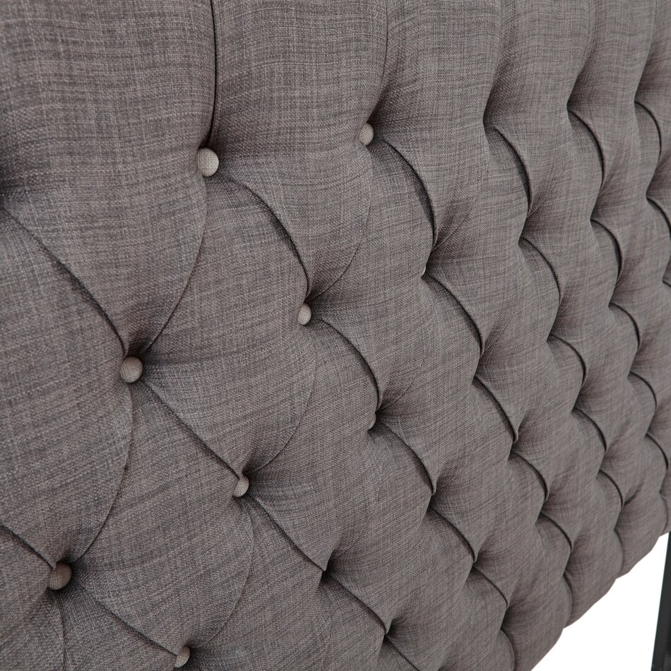 gray queen headboard   