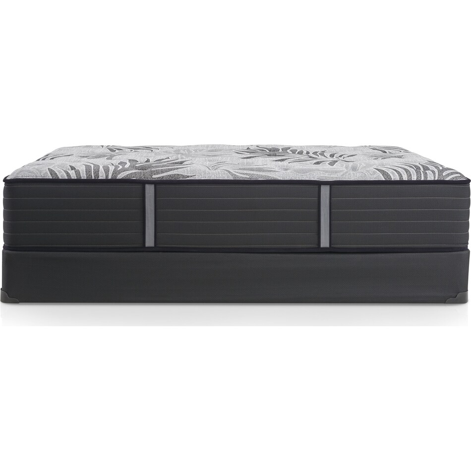 gray queen mattress foundation set   
