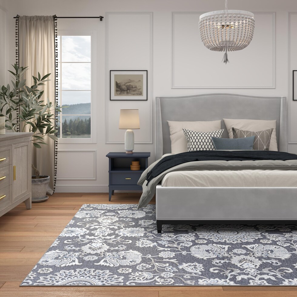 gray rug   