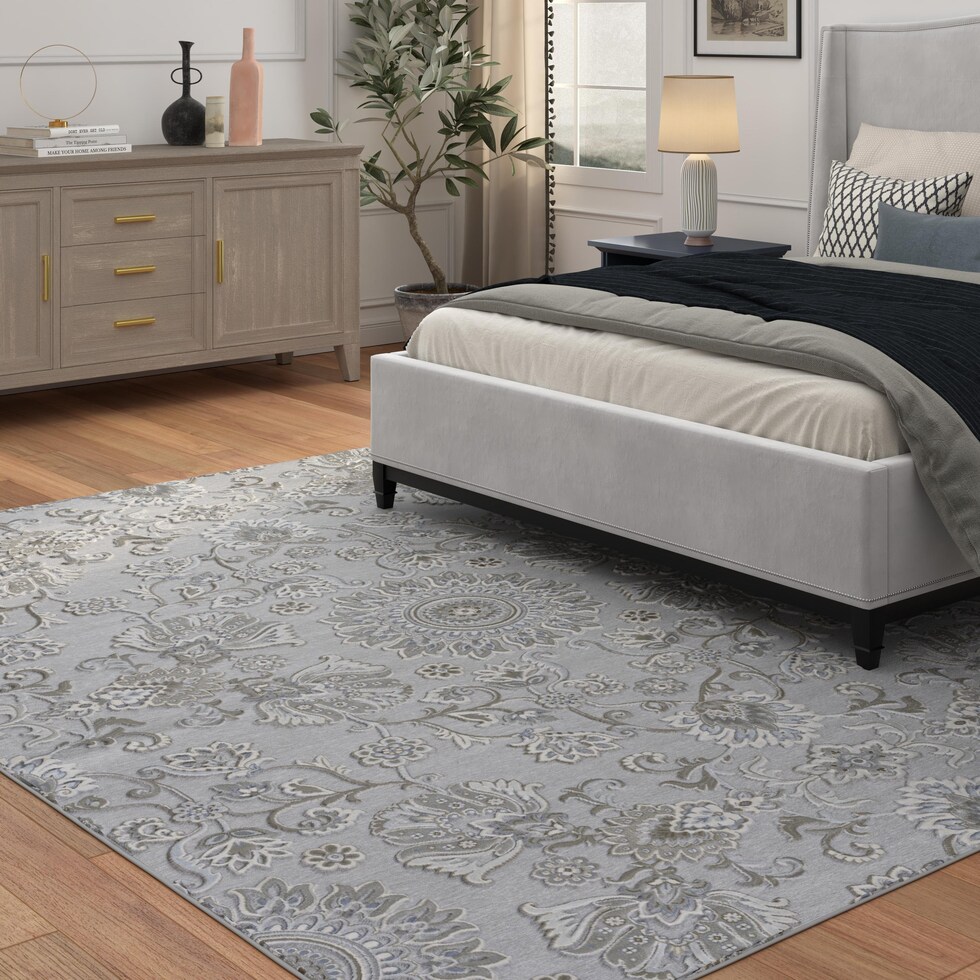 gray rug   