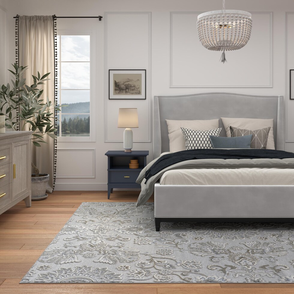 gray rug   