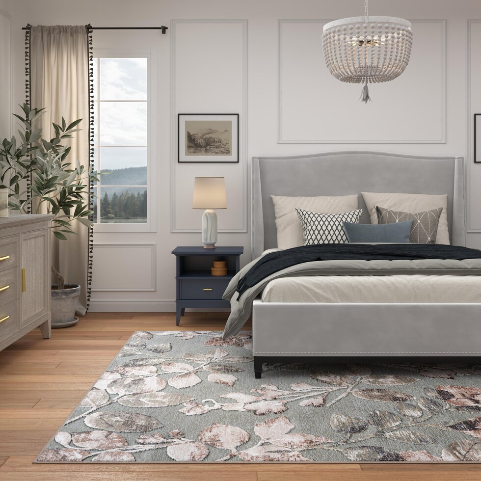 gray rug   