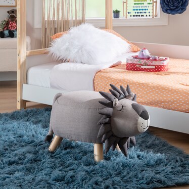 Stuffed Lion Stool