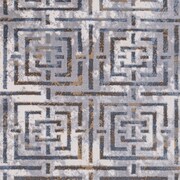 Davide 5' x 8' Area Rug - Blue/Gray