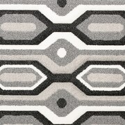 Deji 5' x 8' Area Rug -  Gray/Black