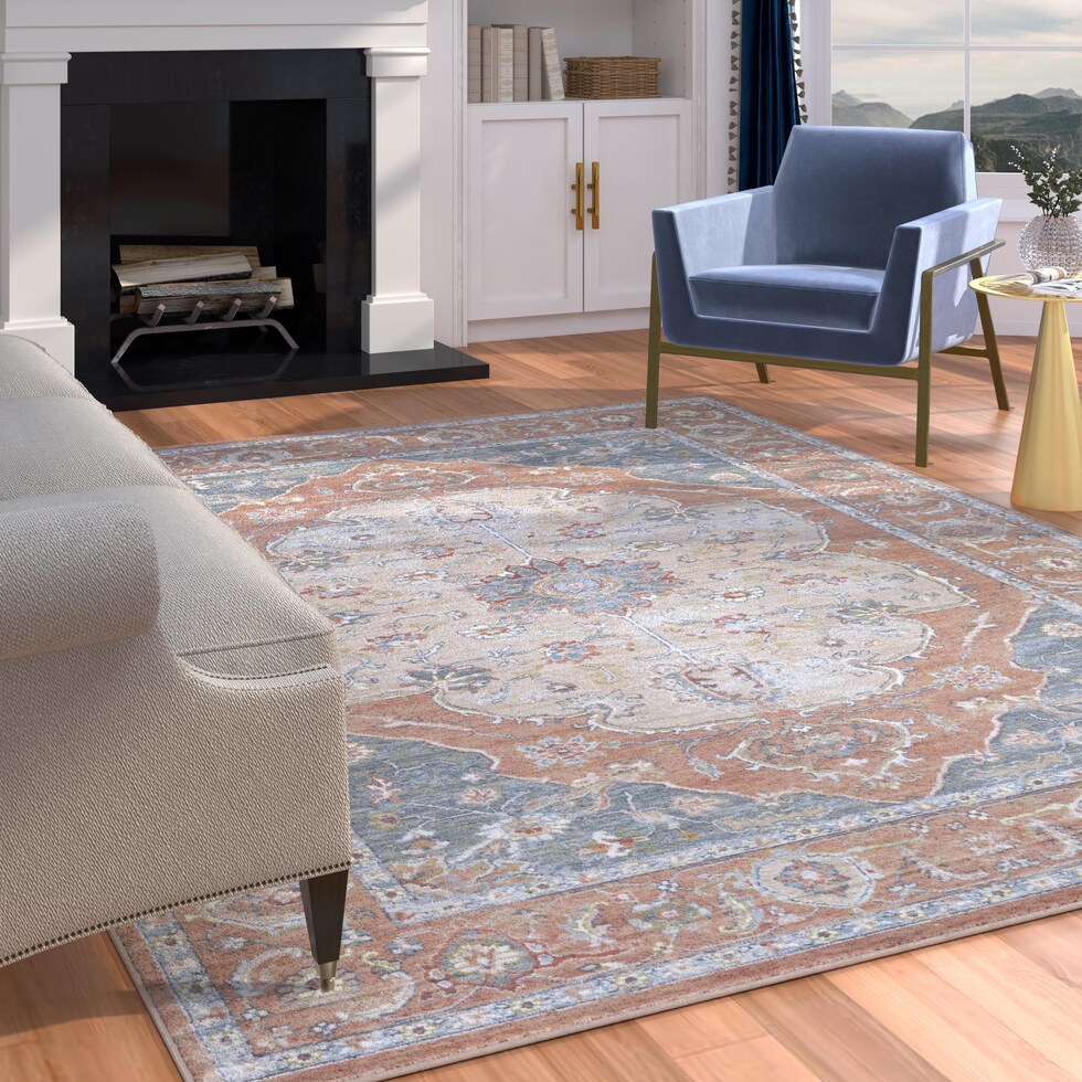 gray tan rug   