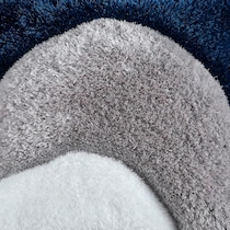 gray white blue swatch  