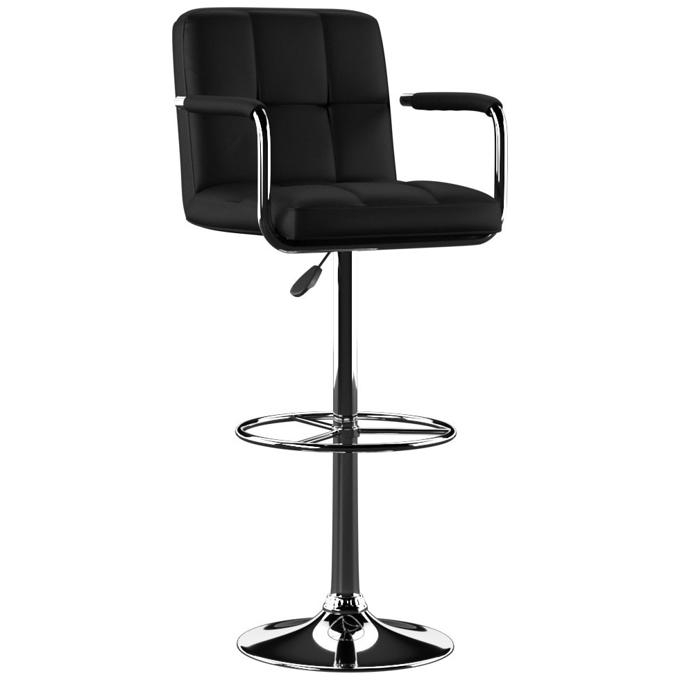 graydon black bar stool   