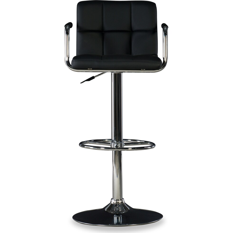 graydon black bar stool   