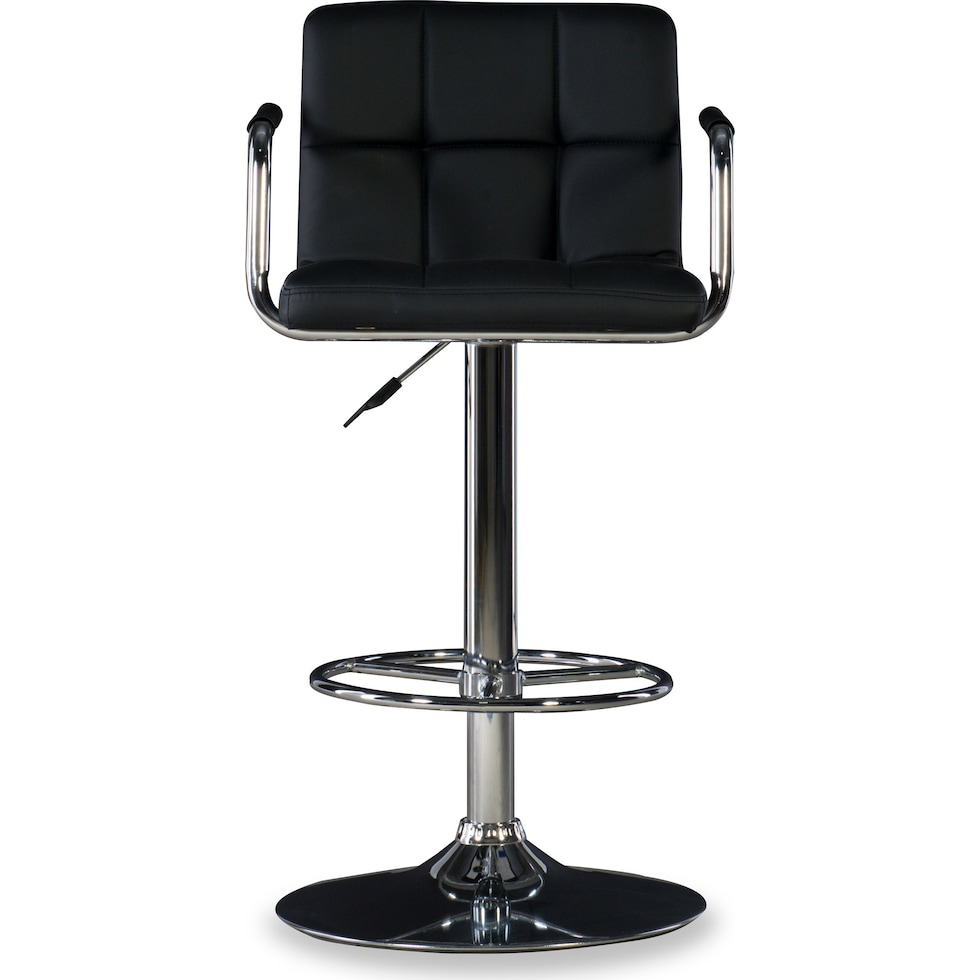 graydon black bar stool   