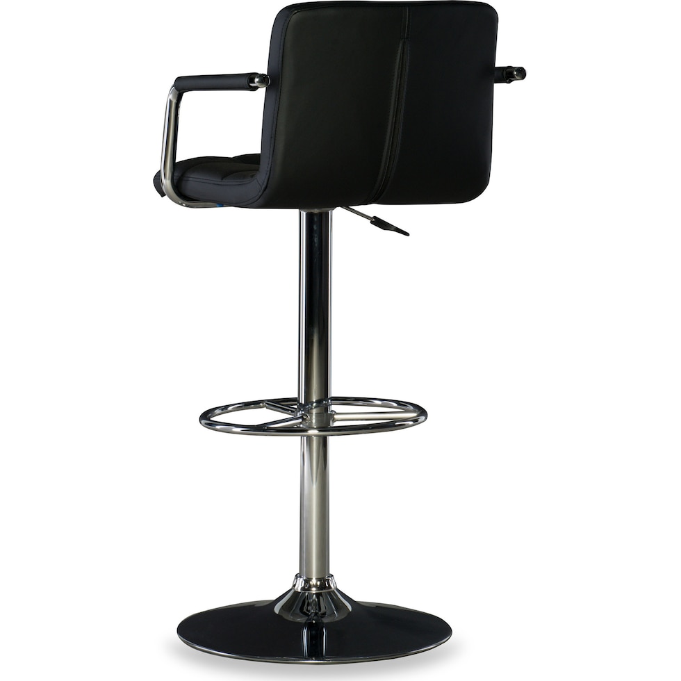 graydon black bar stool   