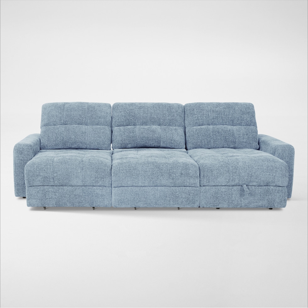 grayson blue sectional   