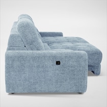 grayson blue sectional   
