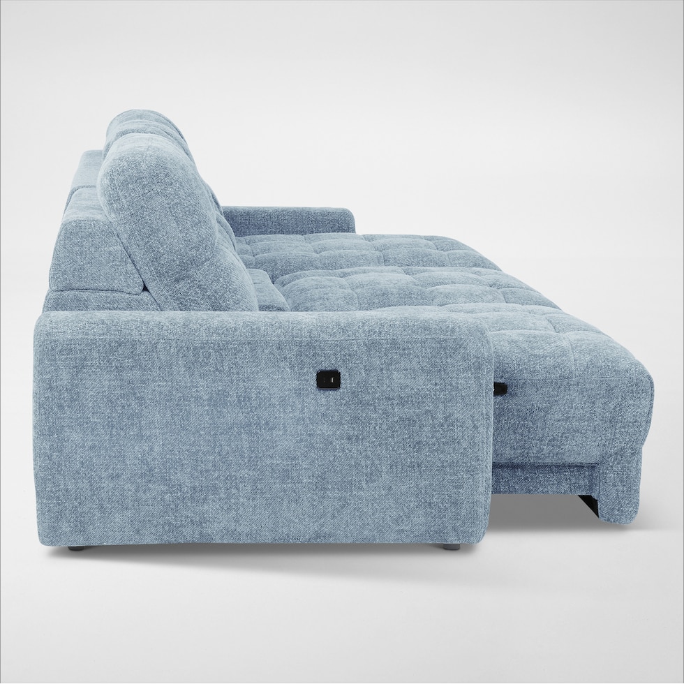 grayson blue sectional   