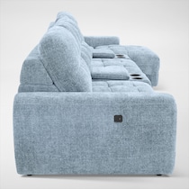 grayson blue sectional   