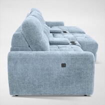 grayson blue sectional   