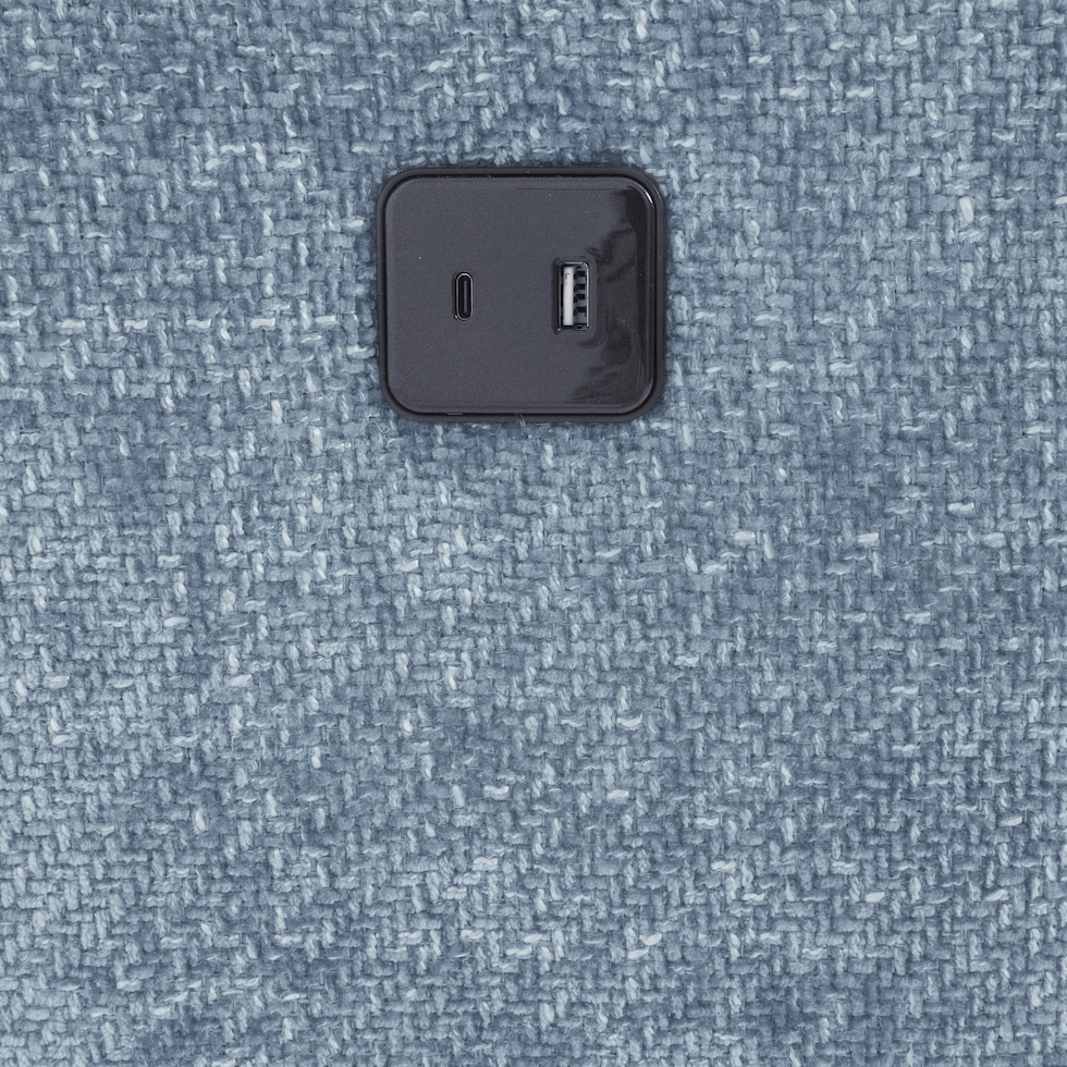 grayson blue sectional   