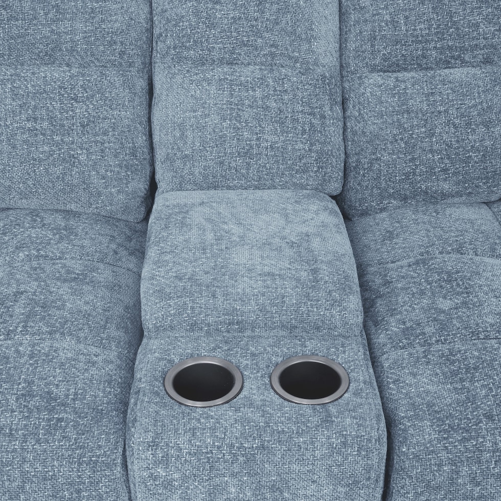 grayson blue sectional   
