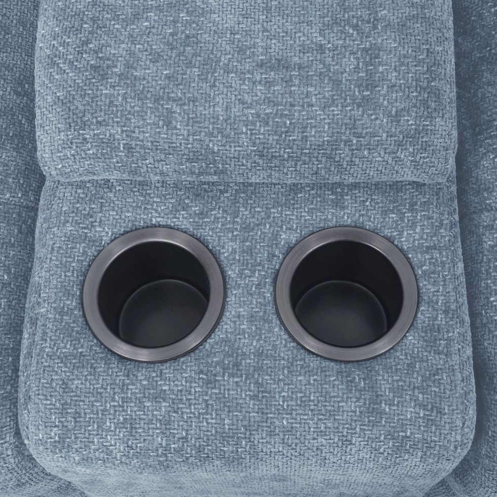 grayson blue sectional   