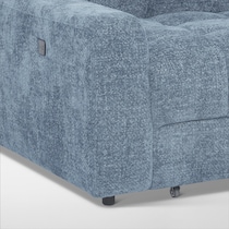 grayson blue sectional   