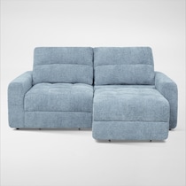 grayson blue sofa   