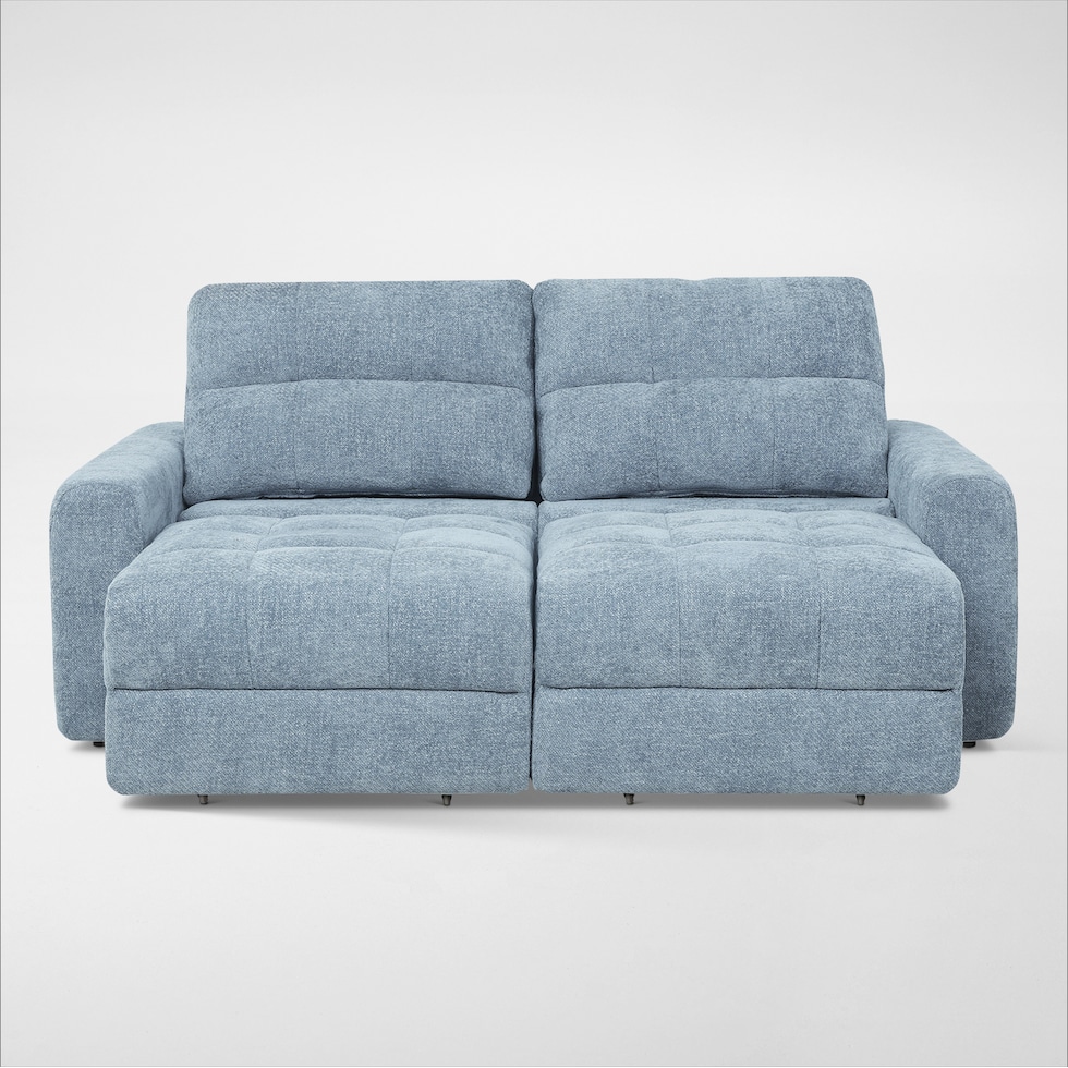 grayson blue sofa   
