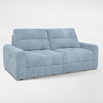 grayson blue sofa   