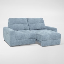 grayson blue sofa   