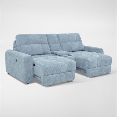 Grayson 3-Piece Power Extendable Sofa with Console
