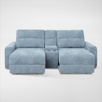 grayson blue sofa   