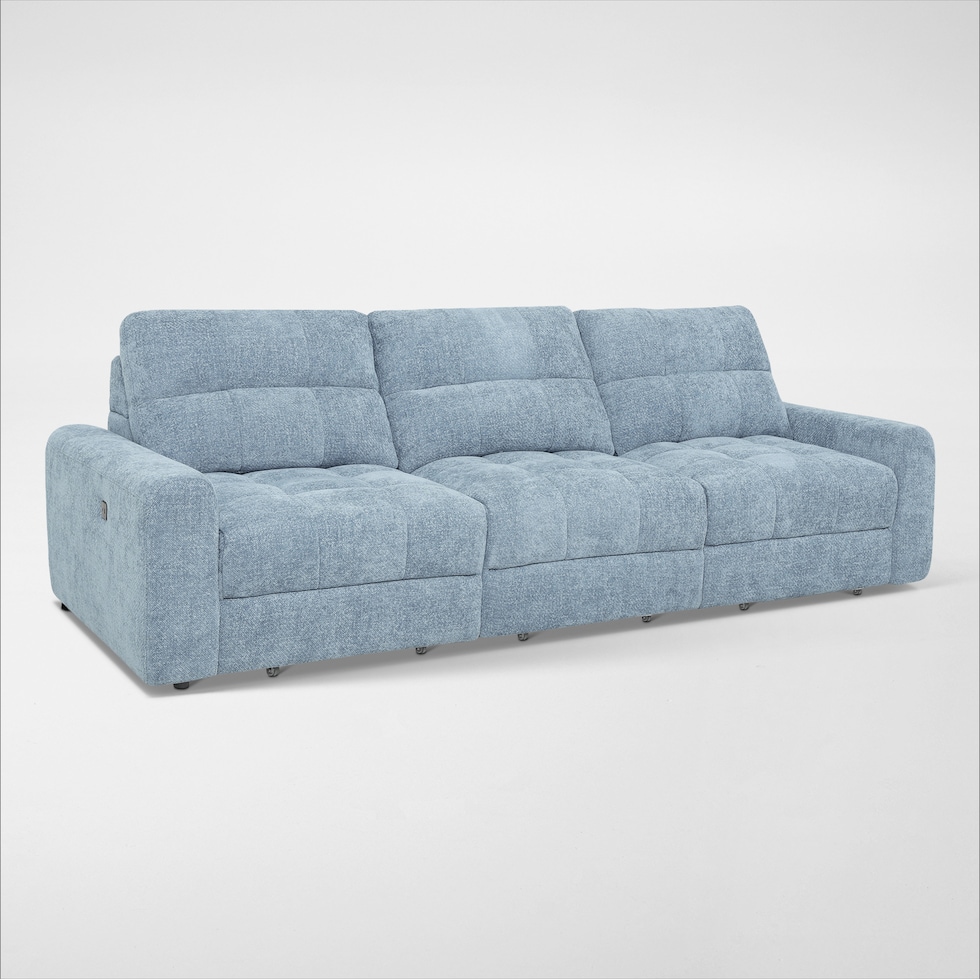 grayson blue sofa   