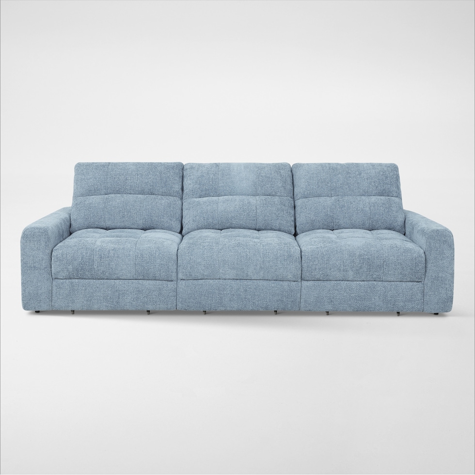 grayson blue sofa   