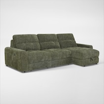 grayson green sectional   
