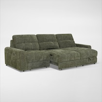 grayson green sectional   