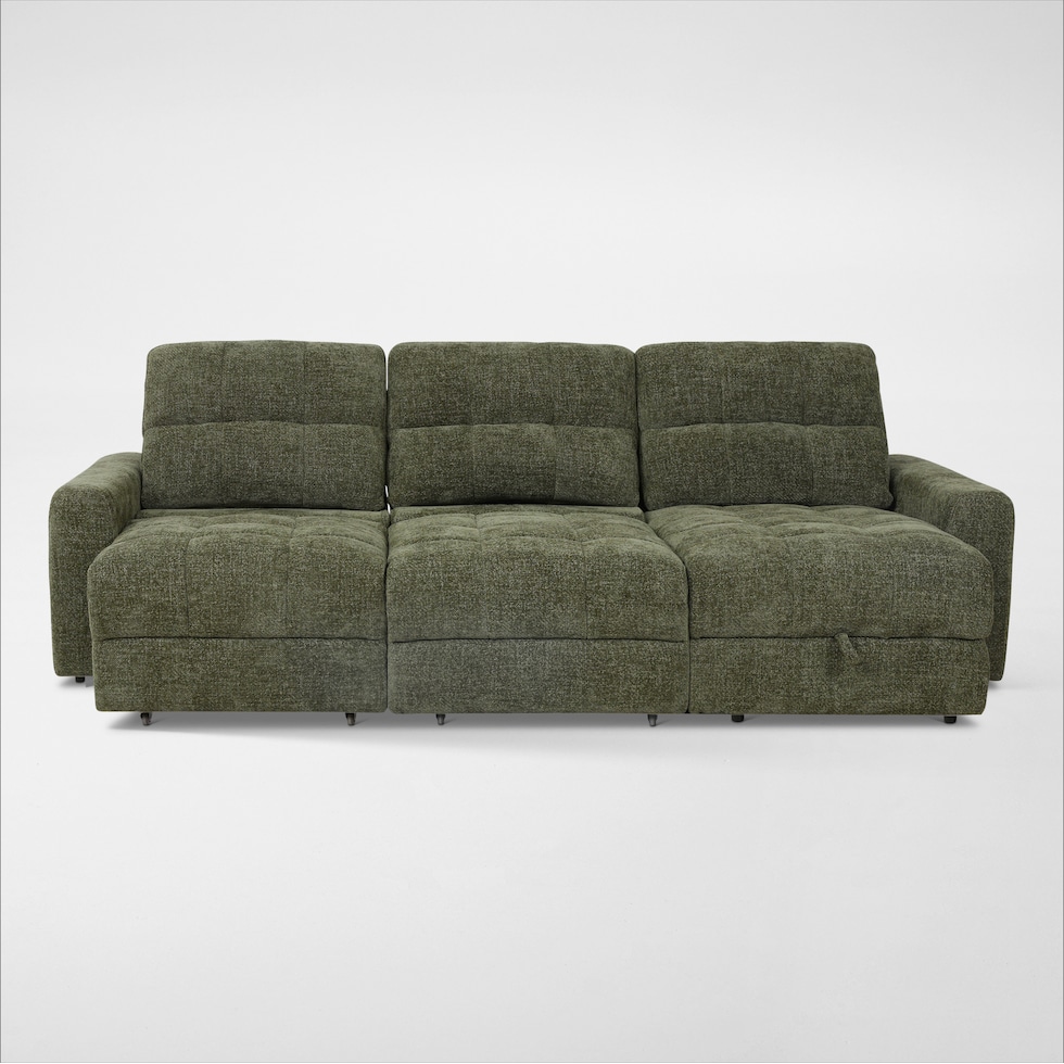 grayson green sectional   