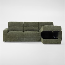 grayson green sectional   