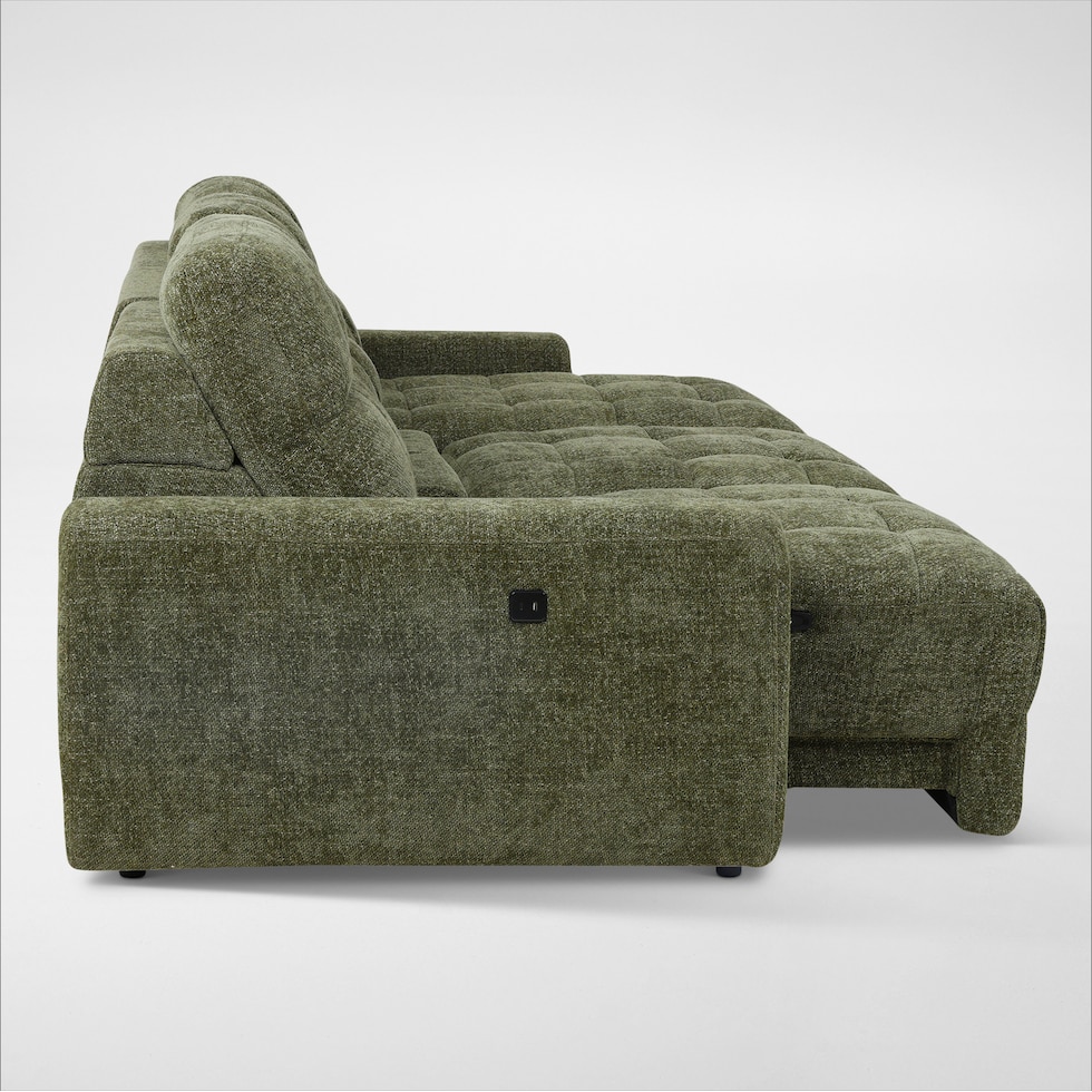 grayson green sectional   